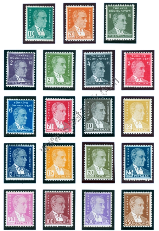 Türk Postaları 1933-1940