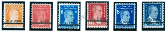 Türk Postaları 21.11.1938