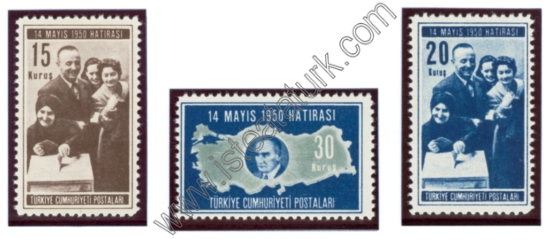 Türk Postaları 01.09.1950