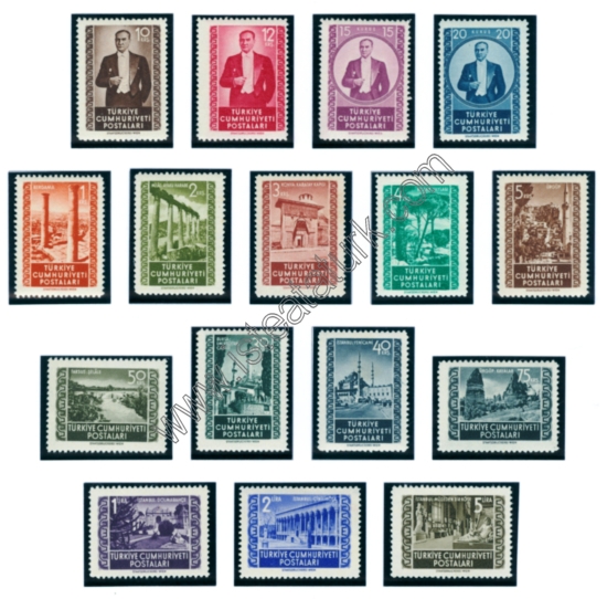 Türk Postaları 15.03.1952
