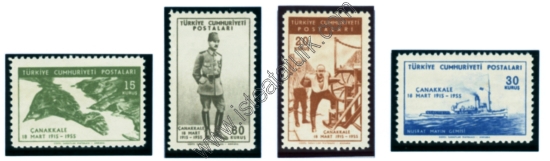 Türk Postaları 18.03.1955