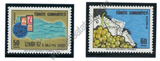 Türk Postaları 08.09.1967
