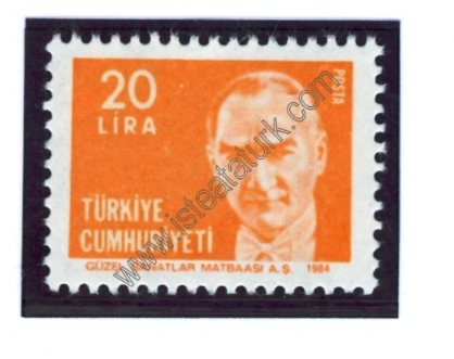 Türk Postaları 25.07.1984