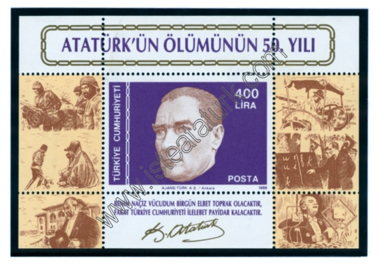 Türk Postaları 10.11.1988