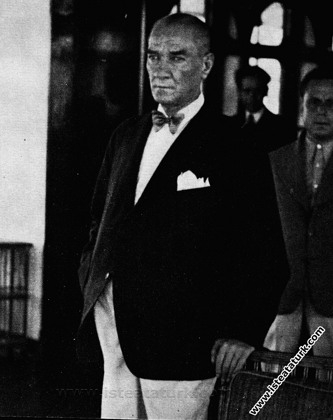 Atatürk Savarona Yatı'nda, İstanbul. (14.06.193...