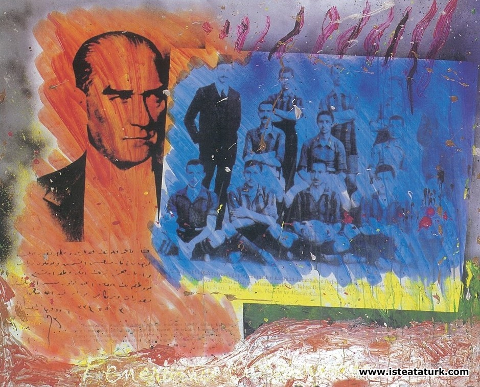 Fenerbahçe Cumhuriyeti, 1998, Fotopentür 104 x 132 cm.