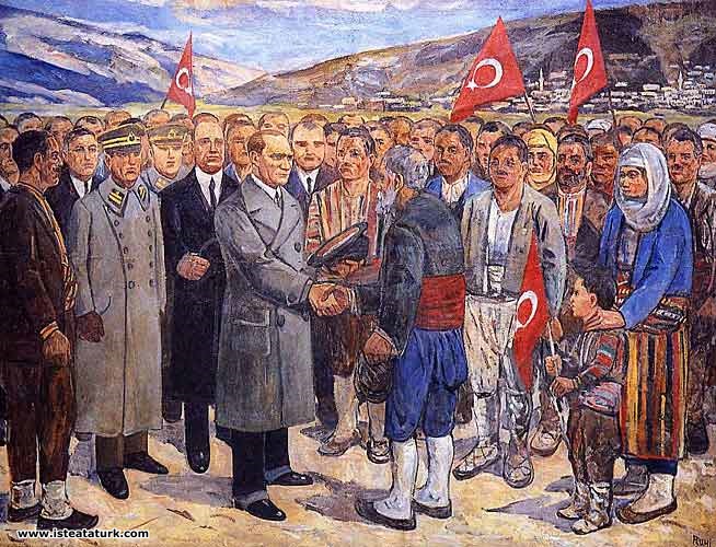 Mehmet Rûhi Arel, Atatürk Köylülerle