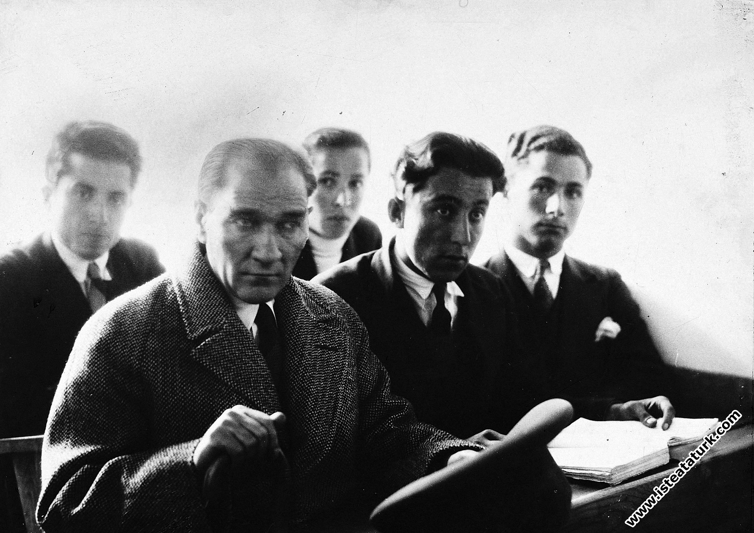 Mustafa Kemal Atatürk Samsun Lisesi'nde öğrenci...
