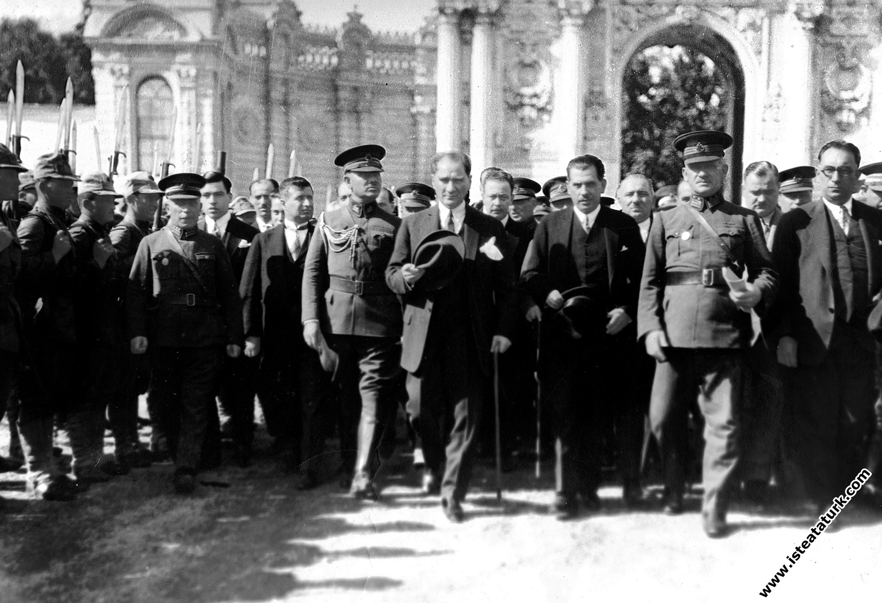 Mustafa Kemal Atatürk'ün Dolmabahçe Sarayı'nda...