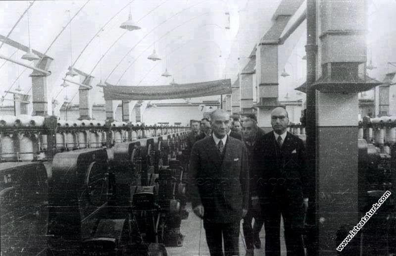 Mustafa Kemal Atatürk Sümerbank Nazilli Basma Fa...