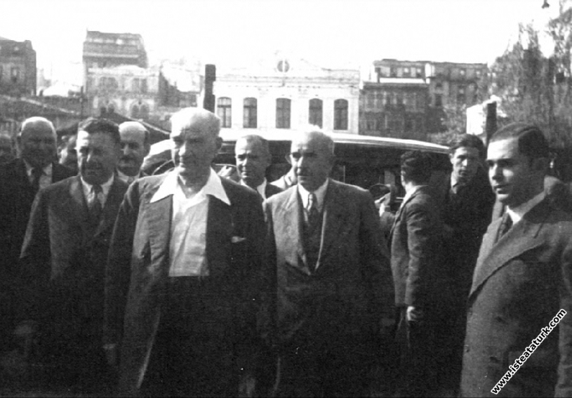 Mustafa Kemal Atatürk'ün İsmet İnönü tarafı...