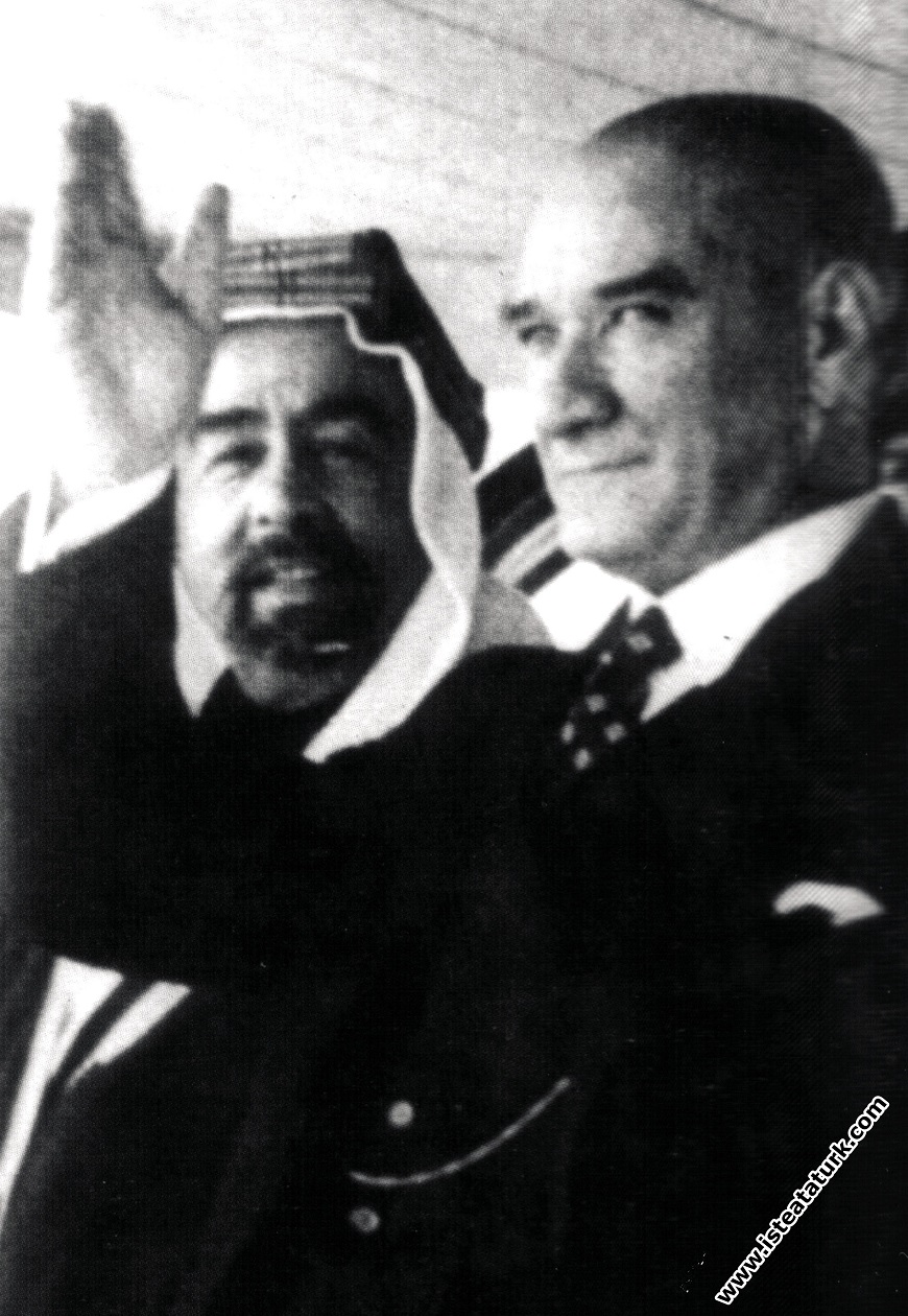 Mustafa Kemal Atatürk Ürdün Kralı Abdullah ile...