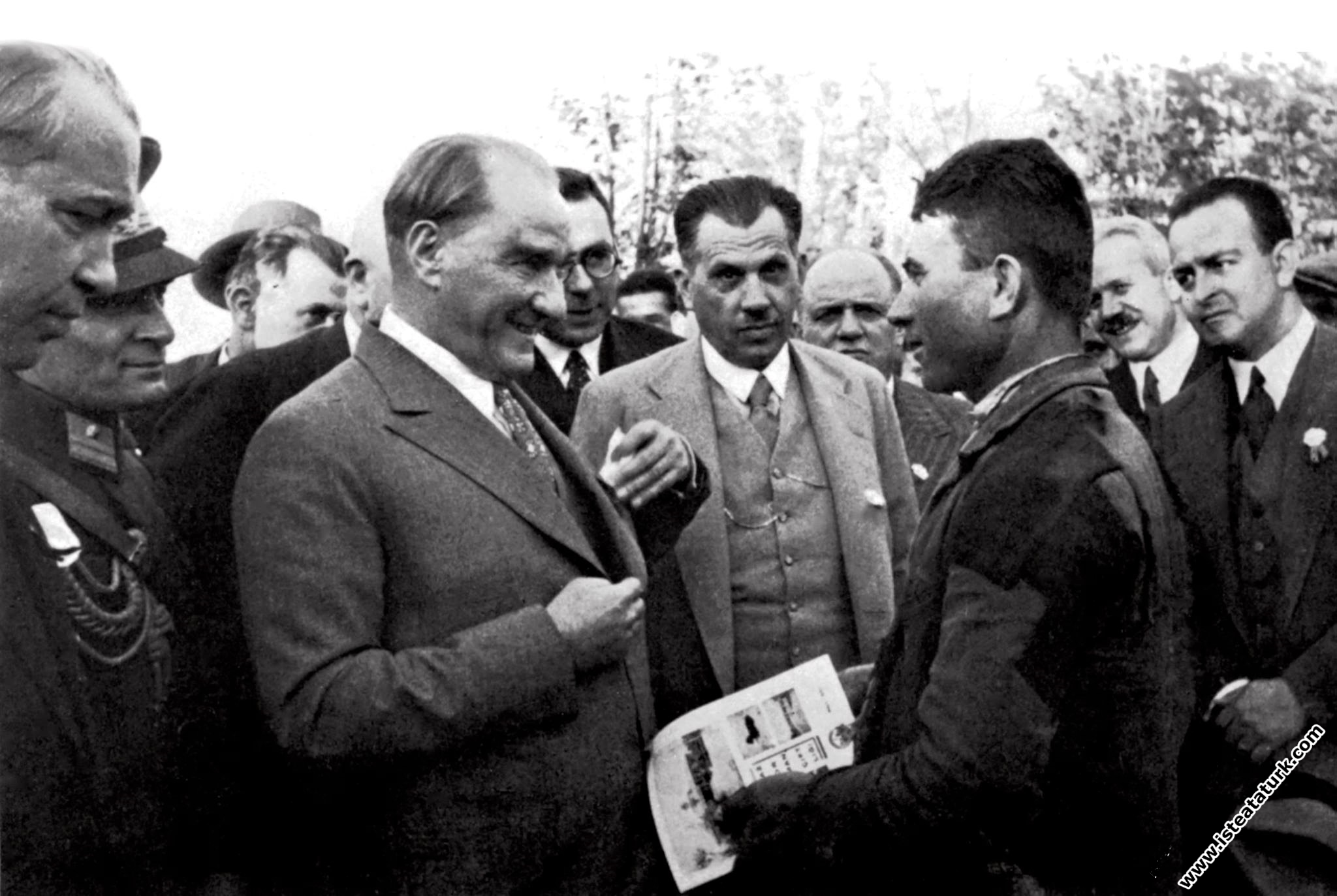 Mustafa Kemal Atatürk Gazi Orman Çiftliği'nde k...