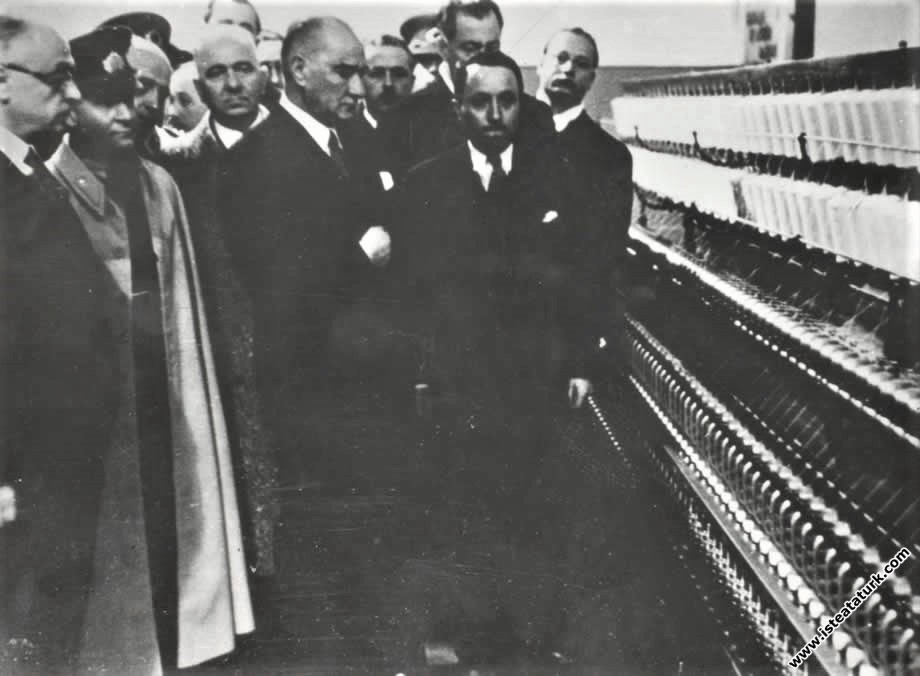 Atatürk Bursa Sümerbank Merinos Fabrikası'nı açtık...