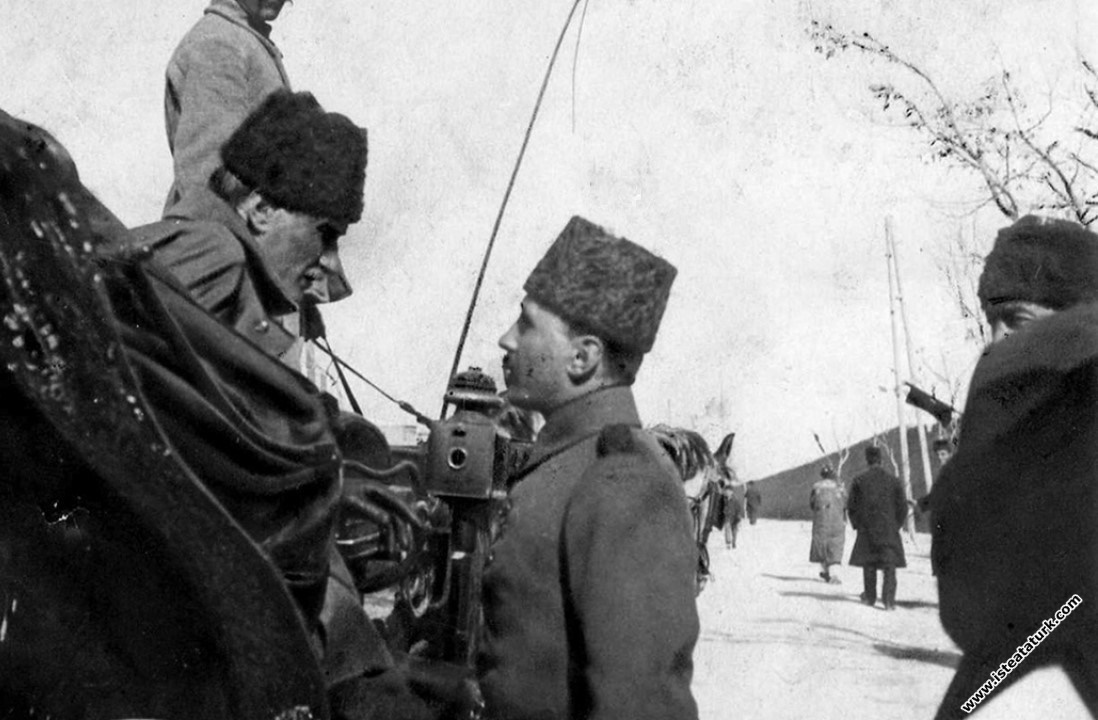 VII. Ordu Komutanı Tümgeneral Mustafa Kemal Şam'da. (03.09.1918)