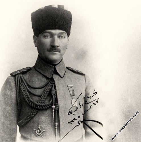 Şişli'deki evinde kardeşim Rauf Bey'e diyerek, Rauf Orbay'a imzalamıştır. (17.04.1919)
