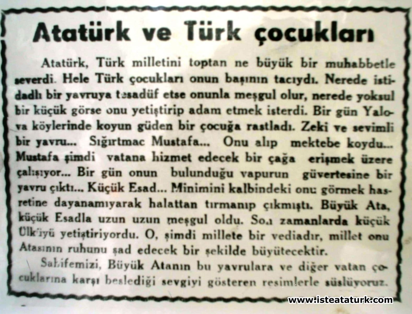 10 Ağustos 1936 günü Cumhuriyet Gazetesi'nde çıkan haber.