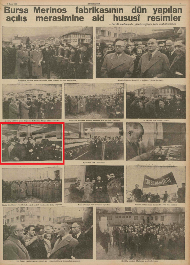 3 Şubat 1938 tarihli Cumhuriyet Gazetesi 