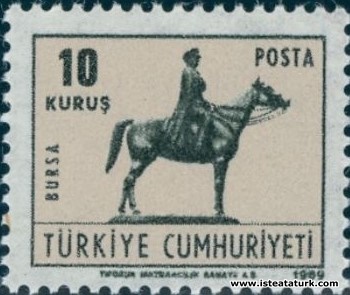 Bursa Atatürk Anıtı Pulu