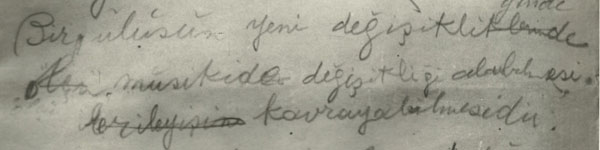 Atatürk'ün El Yazısı